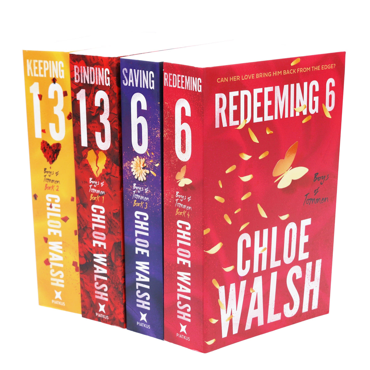 Boys of Tommen Series By Chloe Walsh 4 Books Collection Set Fiction — Books2Door