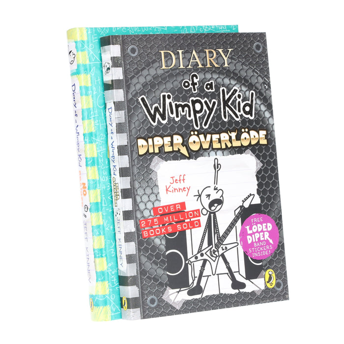 Diary of a Wimpy Kid by Jeff Kinney (Book 17 & 18) 2 Books Collection - Ages 8-12 - Paperback/Hardback 9-14 Penguin