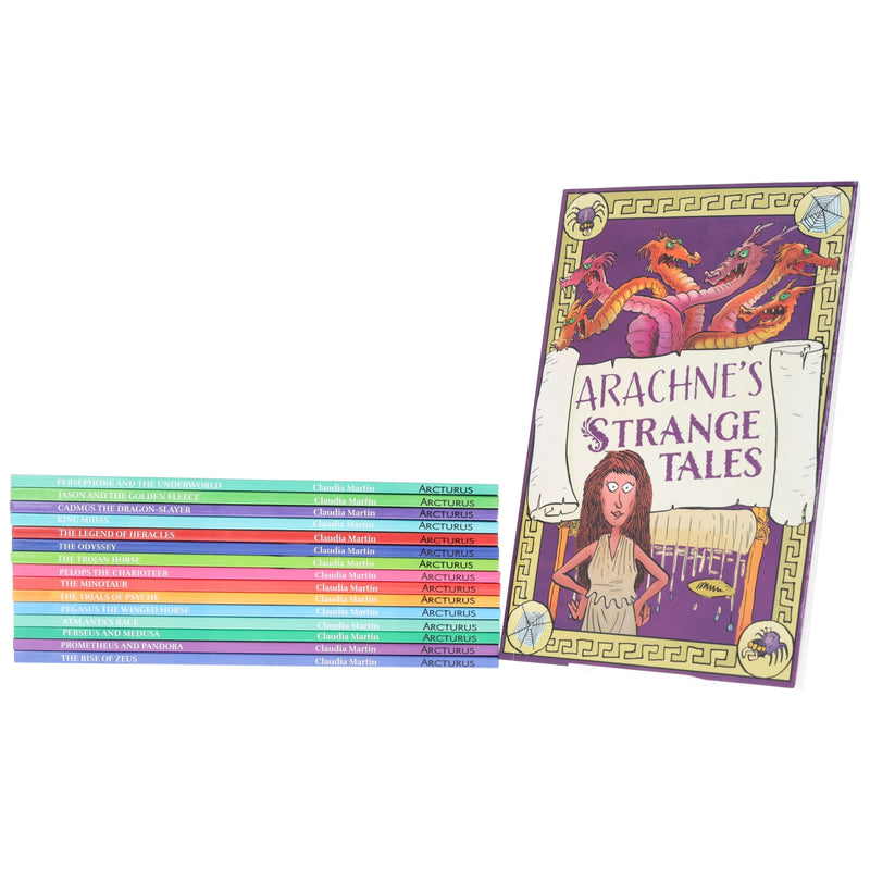 Greek Myths and Legends by Claudia Martin 16 Books Collection Box Set - Ages 7-11 - Paperback 7-9 Arcturus Publishing Ltd
