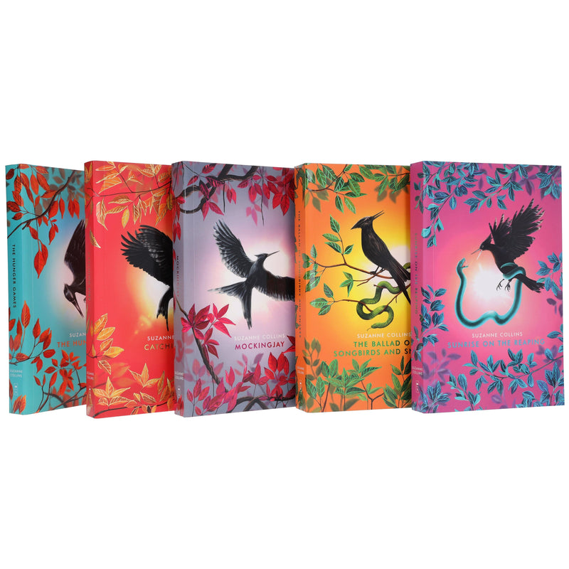 The Deluxe Hunger Games Collection by Suzanne Collins 5 Books Box Set - Ages 13+ - Paperback (Patterned Edge) Fiction Scholastic