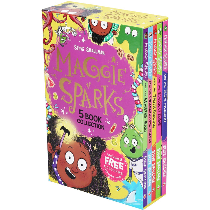 Maggie Sparks Series By Steve Smallman 5 Books Collection Box Set With Free Audio Books - Ages 5-7 - Paperback 5-7 Sweet Cherry Publishing