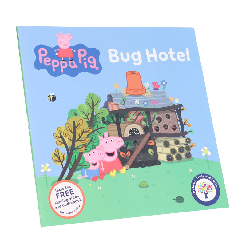 Peppa Pig: Bug Hotel: A Symbolised Picture Book (Peppa Pig Symbolised Stories) - Ages 3-5 - Paperback (Includes Free Signing Video & Audiobook) 3-5 Every Cherry Publishing