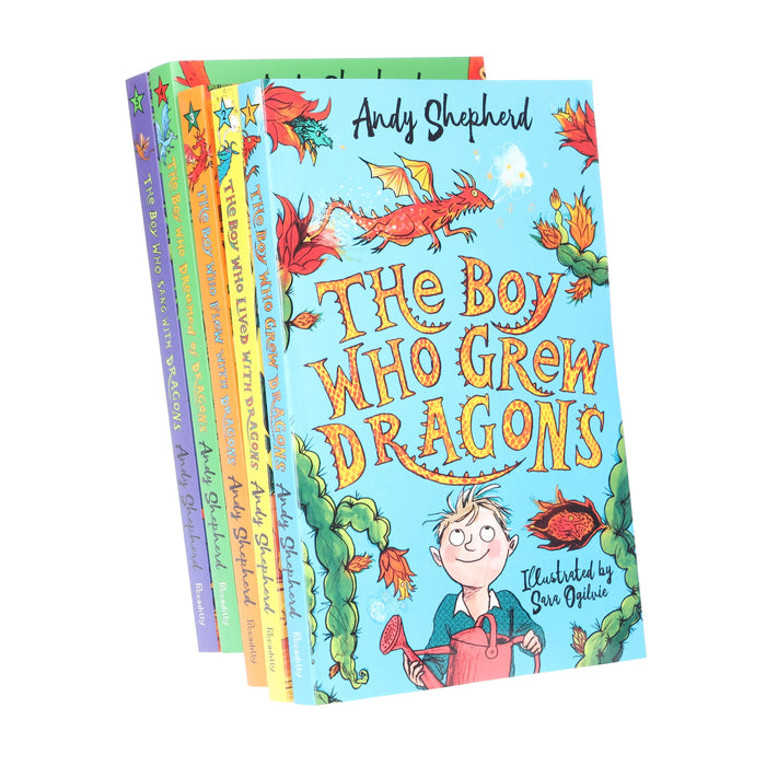 The Boy Who Grew Dragons Series By Andy Shepherd 5 Books Collection - Age 5-9 - Paperback 5-7 Piccadilly Press