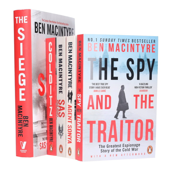 Ben Macintyre 5 Books Collection Set - Non Fiction - Paperback/Hardback Non-Fiction Penguin