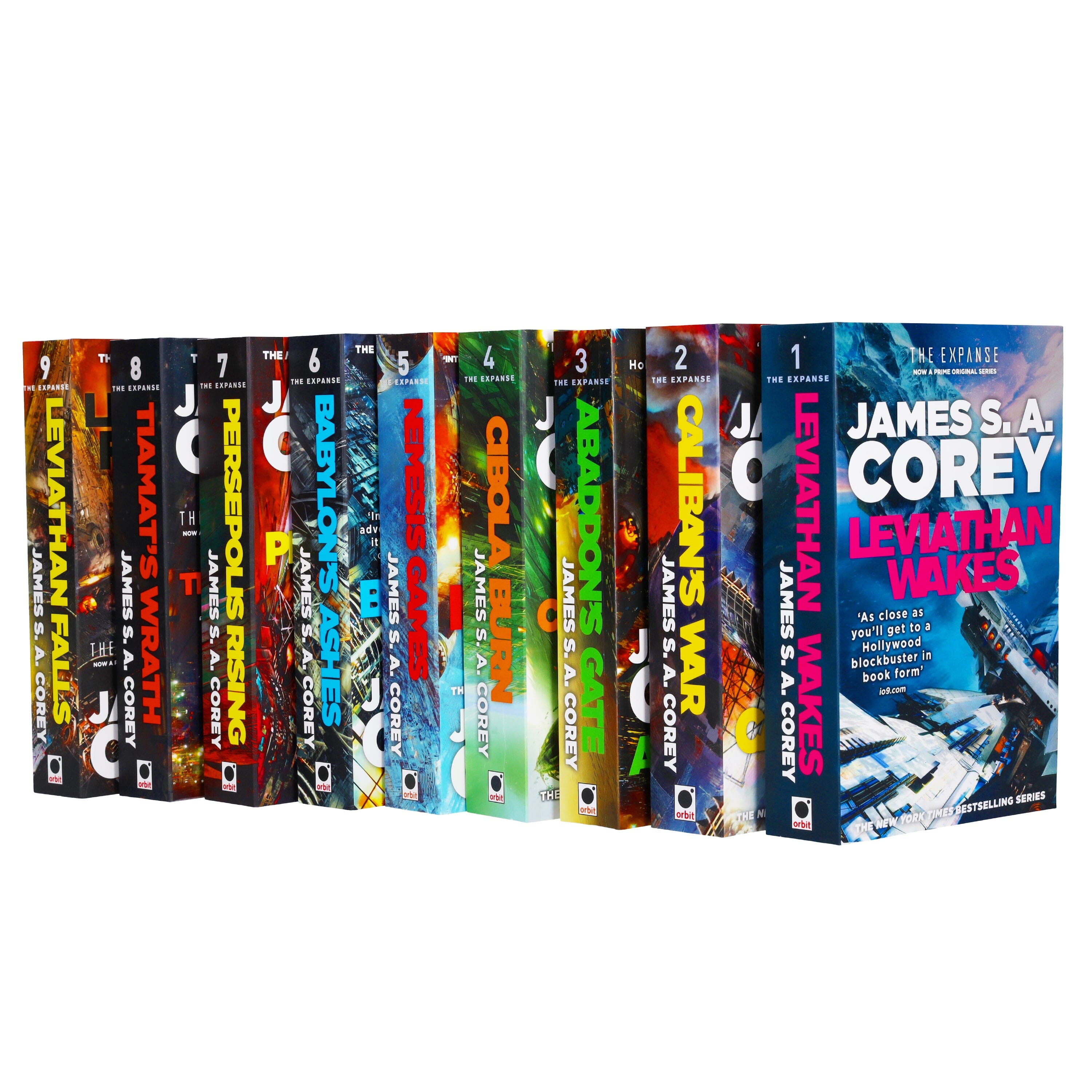 The Expanse Series 9 Books Collection Set by James S. A. Corey