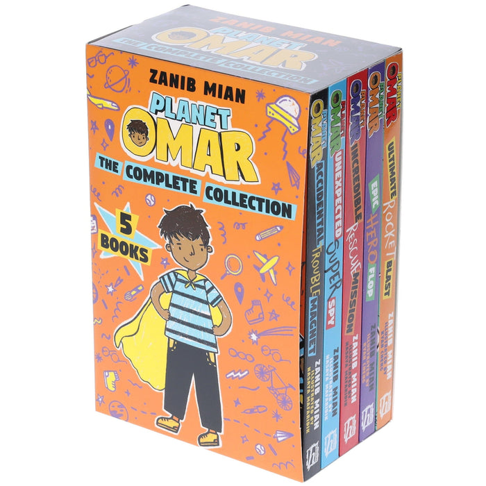 Planet Omar Series by Zanib Mian 5 Books Collection Box Set - Ages 9-11 - Paperback 9-14 Hachette