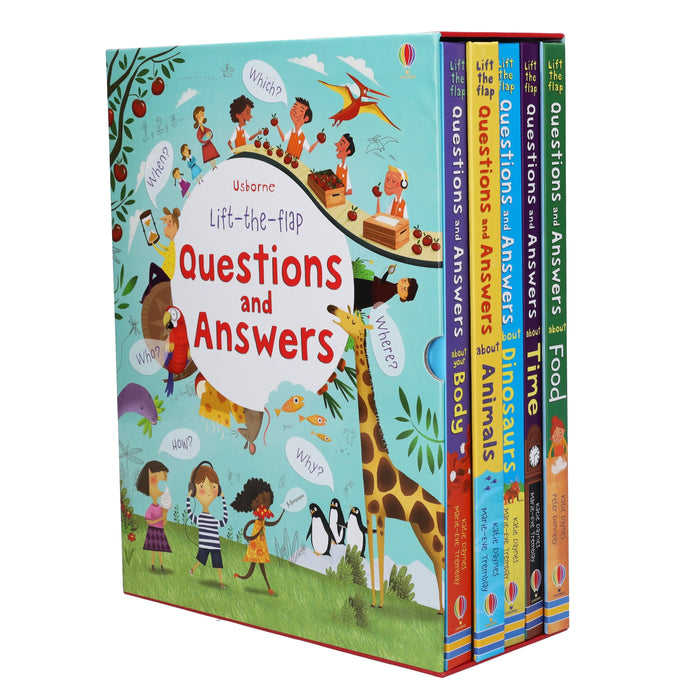 Lift-the-flap Questions and Answers by Katie Daynes 5 Books Box Set - Ages 0-5 - Hardback 0-5 Usborne Publishing Ltd
