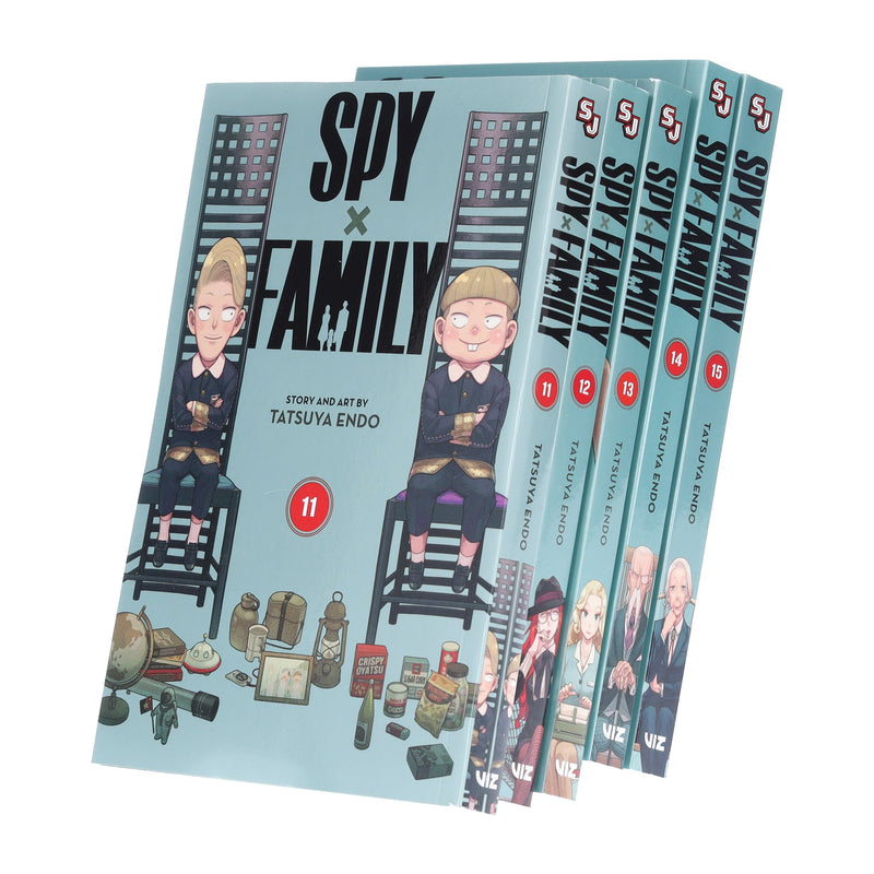Spy x Family Series (Vol 11-15) by Tatsuya Endo 5 Books Collection Set - Ages 14+ - Paperback Graphic Novels Viz Media, LLC