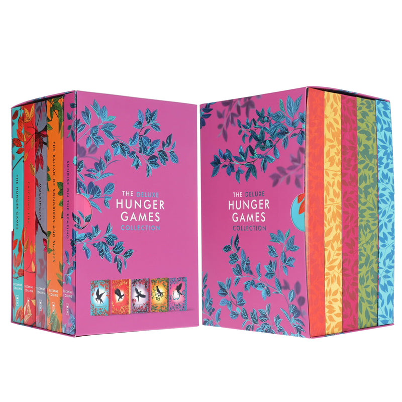 The Deluxe Hunger Games Collection by Suzanne Collins 5 Books Box Set - Ages 13+ - Paperback (Patterned Edge) Fiction Scholastic