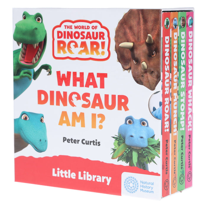 The World of Dinosaur Roar!: What Dinosaur Am I? by Peter Curtis 4 Books Collection Box Set - Ages 3+ - Board Book 3-5 Orchard Books