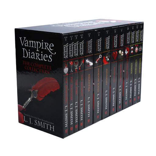 Vampire Diaries The Complete Collection 13 Books Box Set by L. J. Smith - Ages 12+ - Paperback Young Adult Hodder & Stoughton