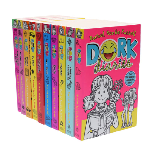 Dork Diaries Series (Vol. 1-10) By Rachel Renee Russell 10 Books Collection - Ages 9-14 - Paperback B2D DEALS Simon & Schuster