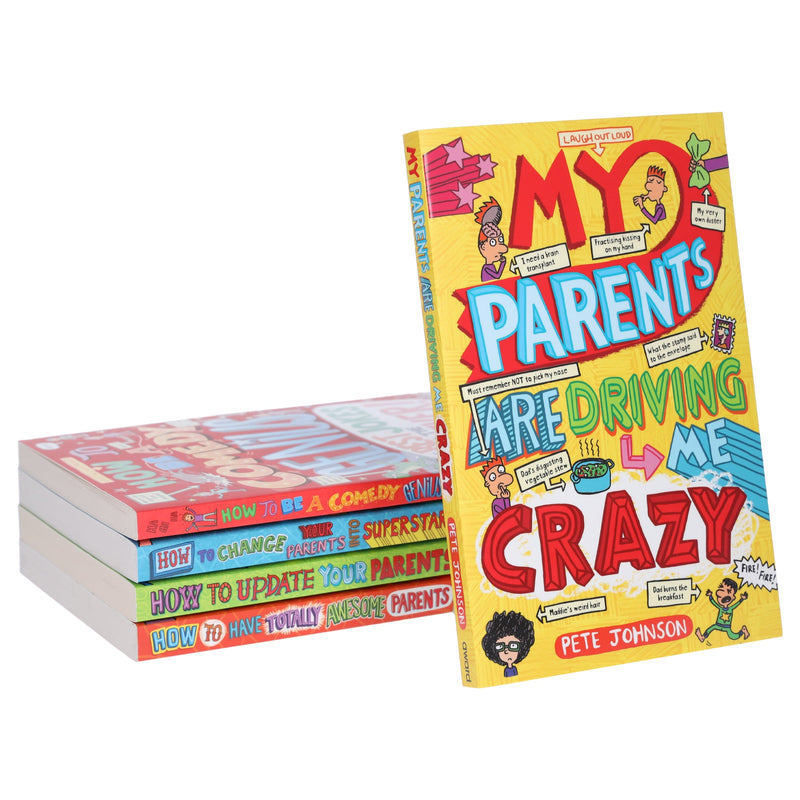 Louis the Laugh Series by Pete Johnson: 5 Books Collection Set - Age 7-12 - Paperback 7-9 Award Publications Ltd