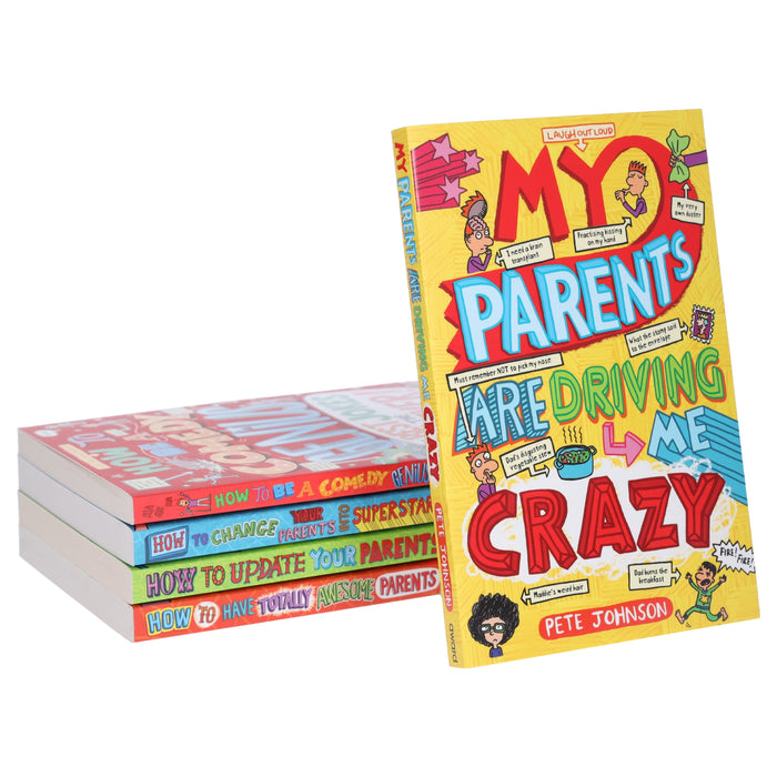 Louis the Laugh Series by Pete Johnson: 5 Books Collection Set - Age 7-12 - Paperback 7-9 Award Publications Ltd