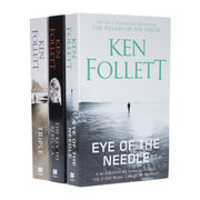 Ken Follett Collection (Eye of the Needle, The Key to Rebecca & Triple) 3 Books Set - Fiction - Paperback Fiction Pan Macmillan