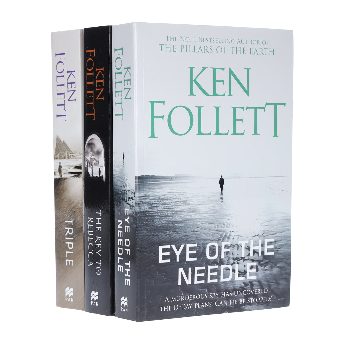 Ken Follett Collection (Eye of the Needle, The Key to Rebecca & Triple ...