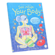 An Usborne Flap Book: See Inside Your Body: With Over 50 Flaps to Lift by Katie Daynes & Colin King - Ages 6+ - Board Book 5-7 Usborne Publishing Ltd