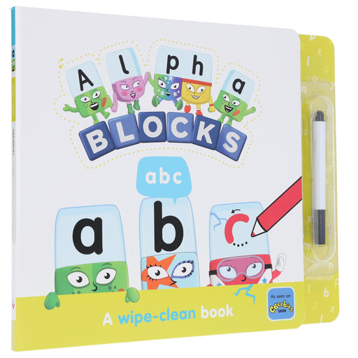 Alphablocks ABC: A Wipe-Clean Book and Pen - Learn to Write the Alphabet - Ages 3-6 - Board Book 3-5 Sweet Cherry Publishing