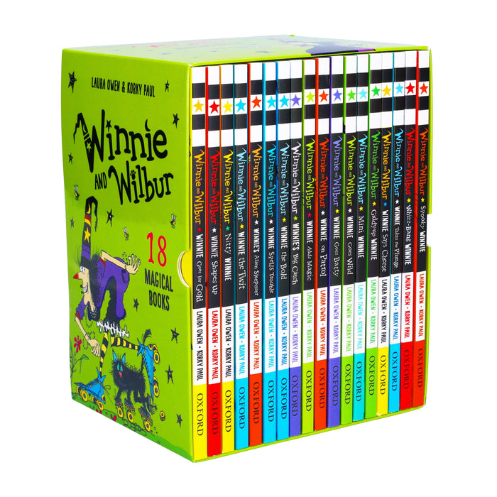 Winnie and Wilbur 18 Magical Fiction Books Children Collection Box Set by Laura Owen-Korky Paul - Ages 7-9 - Paperback 7-9 Oxford University Press
