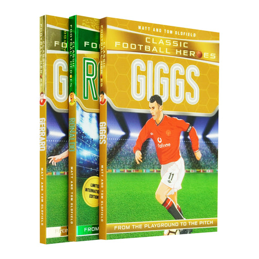Classic Football Heroes Legend Series by Tom Oldfield & Matt Oldfield 3 Books Collection Set - Ages 9-14 - Paperback 9-14 John Blake Publishing Ltd