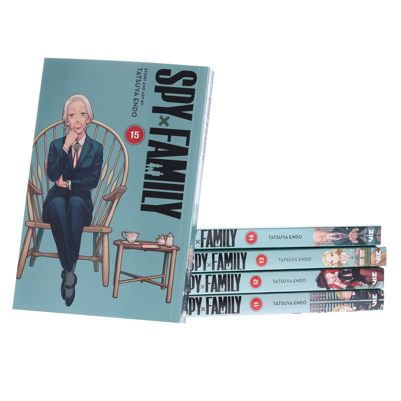 Spy x Family Series (Vol 11-15) by Tatsuya Endo 5 Books Collection Set - Ages 14+ - Paperback Graphic Novels Viz Media, LLC