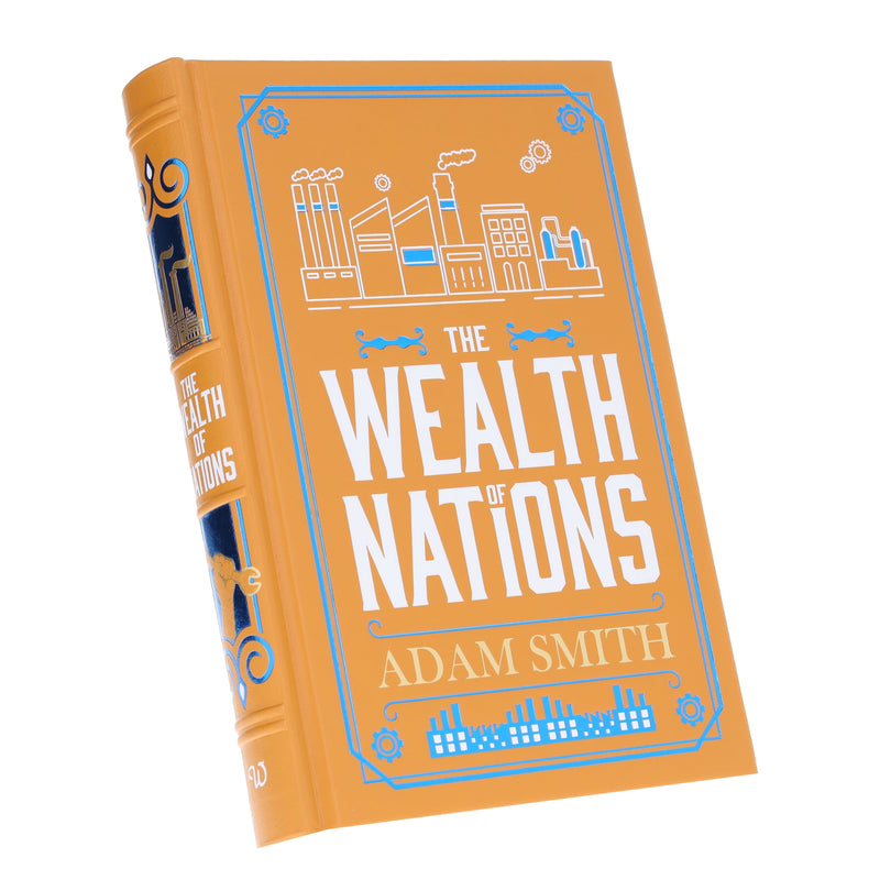 The Wealth of Nations By Adam Smith - Non Fiction - Leather Bound Hardback Fiction Wilco Books