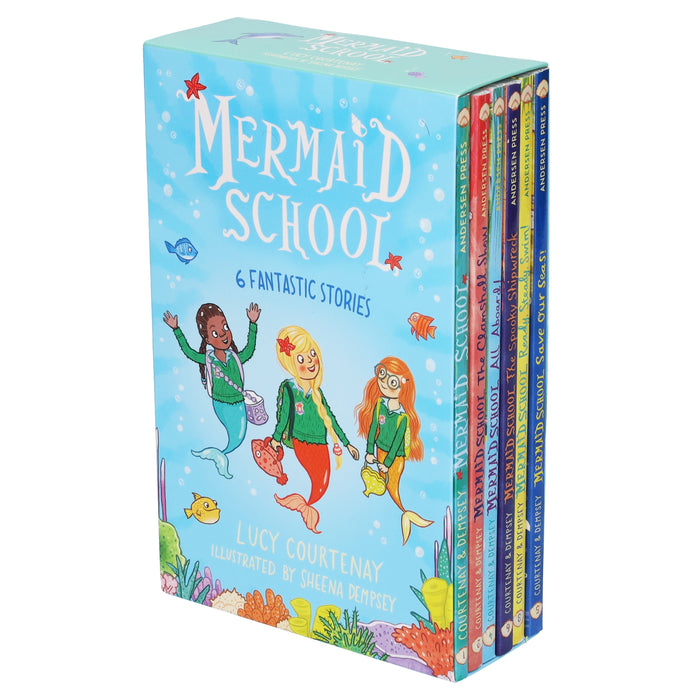Mermaid School Series By Lucy Courtenay 6 Books Collection Box Set - Ages 6-9 - Paperback 7-9 Andersen Press Ltd