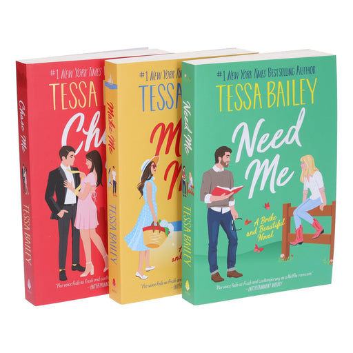Broke and Beautiful Series by Tessa Bailey 3 Books Collection Set - Fiction - Paperback Fiction Avon