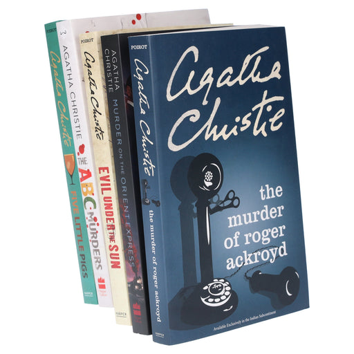 Hercule Poirot Series By Agatha Christie 5 Books Collection Set - Fiction - Paperback Fiction HarperCollins Publishers