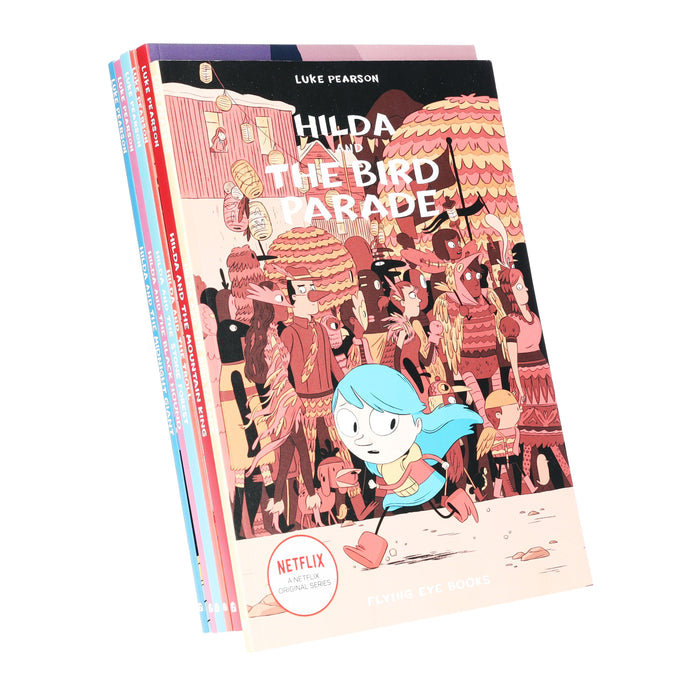 Hilda Comics Collection by Luke Pearson 6 Books Set - Ages 7-12 - Paperback 7-9 Flying Eye Books