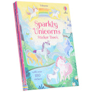 Usborne Sparkly Stickers (Summer, Fairies, Unicorns, Princesses & Sparkly Sticker) 5 Books Collection Set - Ages 3-6 - Paperback 0-5 Usborne Publishing Ltd