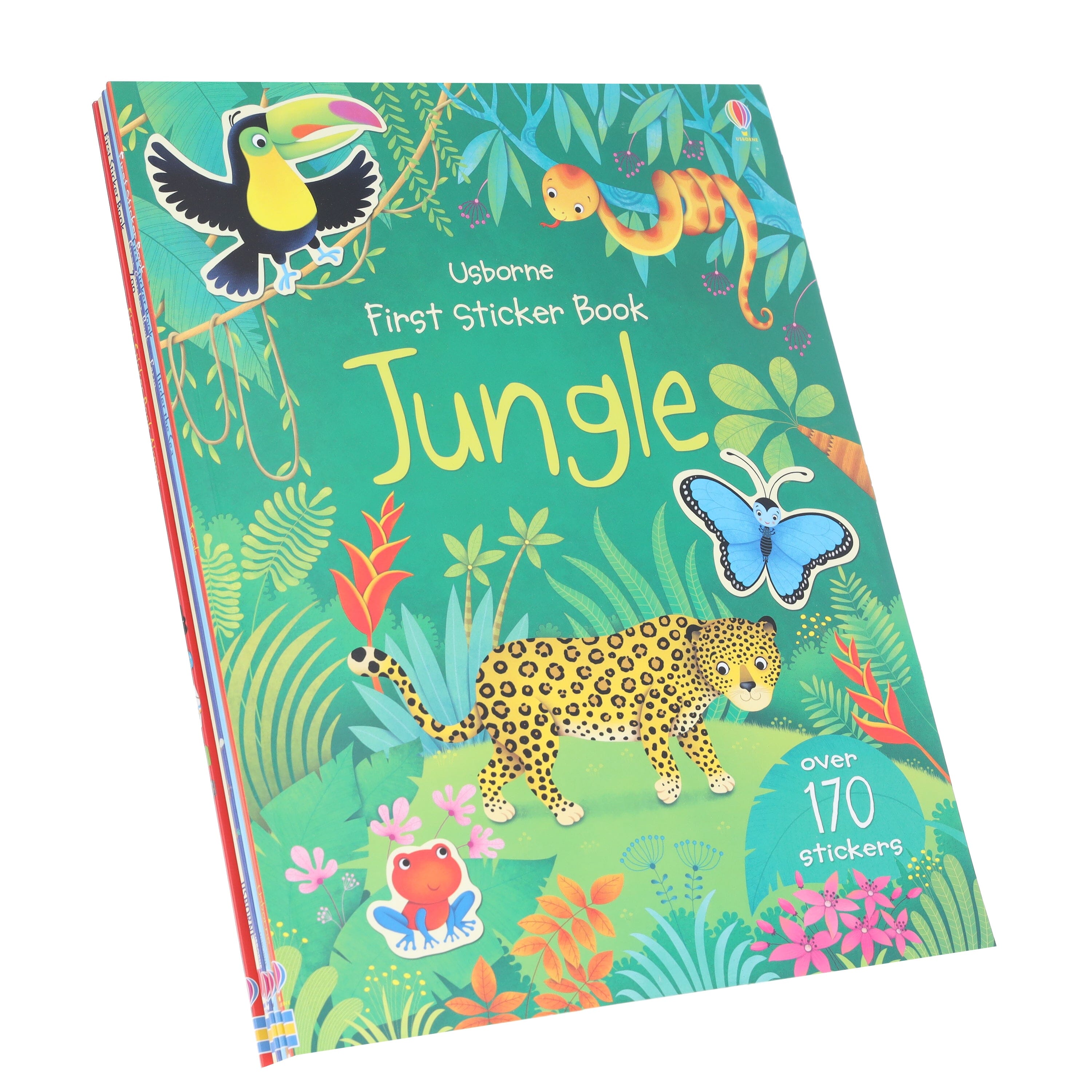 Usborne First Sticker Books: (Zoo, Farm, Airport, Jungle & Under