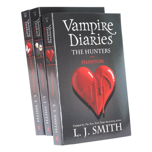 Vampire Diaries The Hunters Series-3 by L. J. Smith Book 8 to 10 Collection 3 Books Set - Ages 12-17 - Paperback Young Adult Hodder & Stoughton