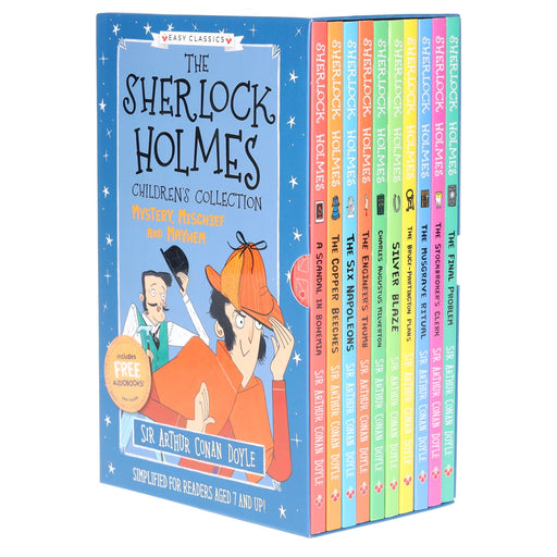 The Sherlock Holmes Children's Collection: Mystery, Mischief and Mayhem 10 Books (Series 2) by Sir Arthur Conan Doyle - Age 7-9 - Paperback 7-9 Sweet Cherry Publishing