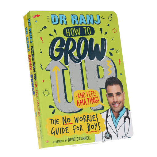 Dr Ranj Singh (Brain Power & How to Grow Up and Feel Amazing) 2 Books Collection Set - Ages 7-9 - Paperback 7-9 Hachette Children's Group