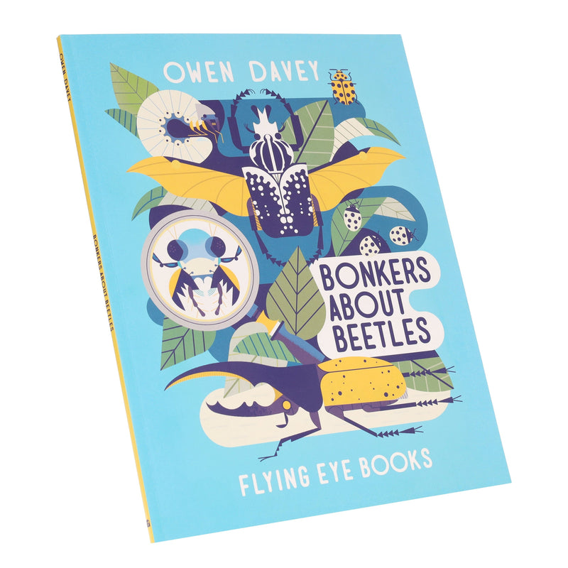 Bonkers About Beetles by Owen Davey (About Animals Series) - Ages 7+ - Paperback 7-9 Flying Eye Books