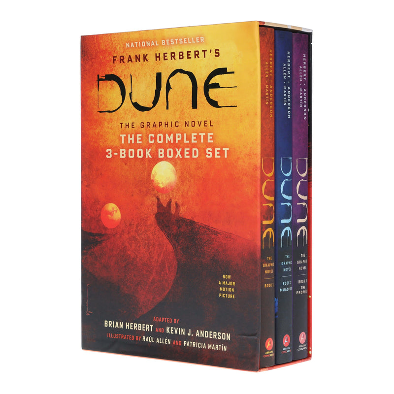 Dune: The Graphic Novel by Brian Herbert & Kevin J. Anderson The Complete 3 Books Boxed Set - Fiction - Hardback Graphic Novels Abrams