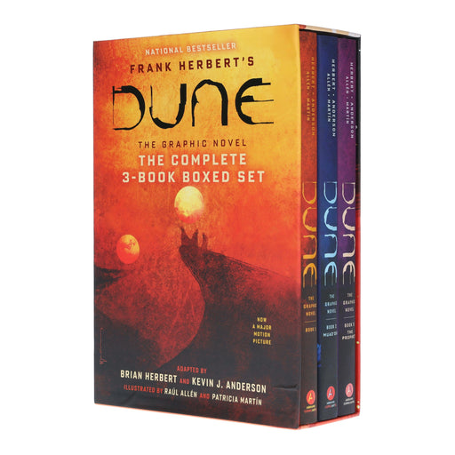 Dune: The Graphic Novel by Brian Herbert & Kevin J. Anderson The Complete 3 Books Boxed Set - Fiction - Hardback Graphic Novels Abrams