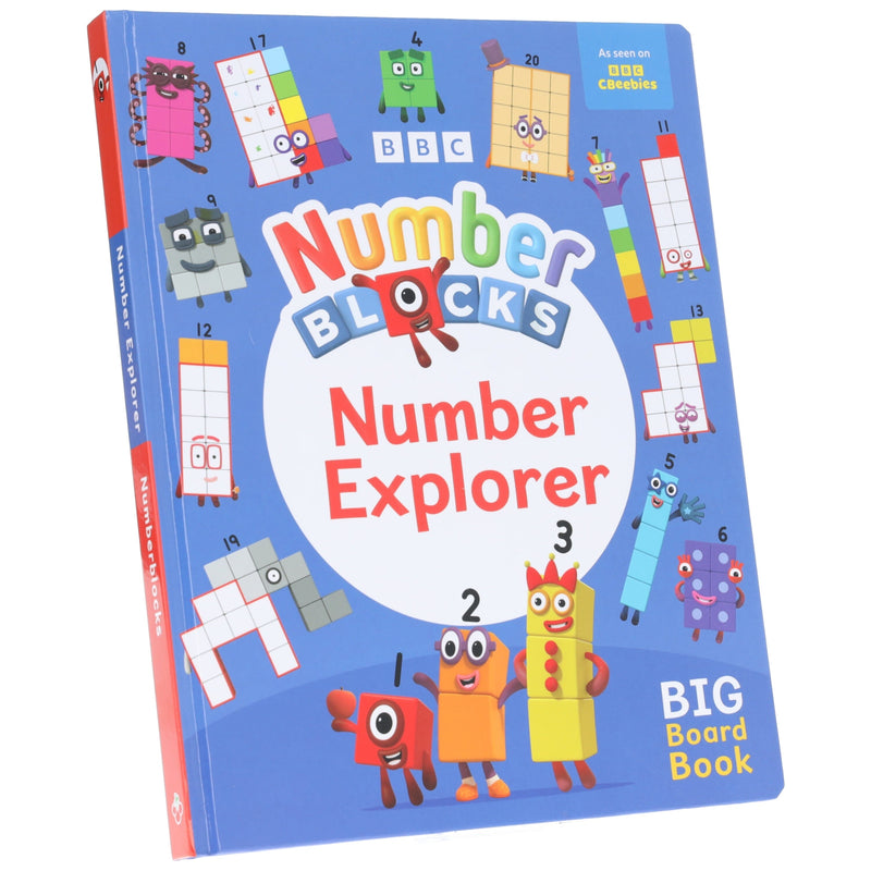 Numberblocks: Number Explorer (A Big Board Book) - Learn with the Numberblocks! - Ages 3-5 - Board Book 3-5 Sweet Cherry Publishing