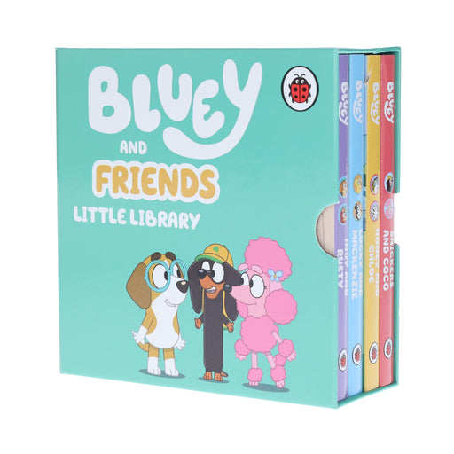 Bluey and Friends Little Library by Ladybird 4 Books Collection Box Set - Ages 2+ - Board Book 0-5 Penguin Random House