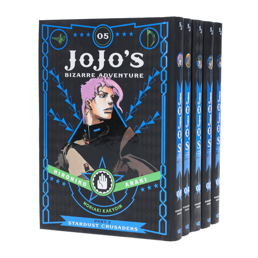 JoJo’s Bizarre Adventure: Part 3 - Stardust Crusaders (Vol. 1-5) by Hirohiko Araki 5 Books Collection Set - Fiction - Hardback Fiction Viz Media, Subs. of Shogakukan Inc