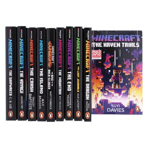 The Official Minecraft Novels 10 Books Collection Set - Ages 7-11 - Paperback 7-9 Penguin