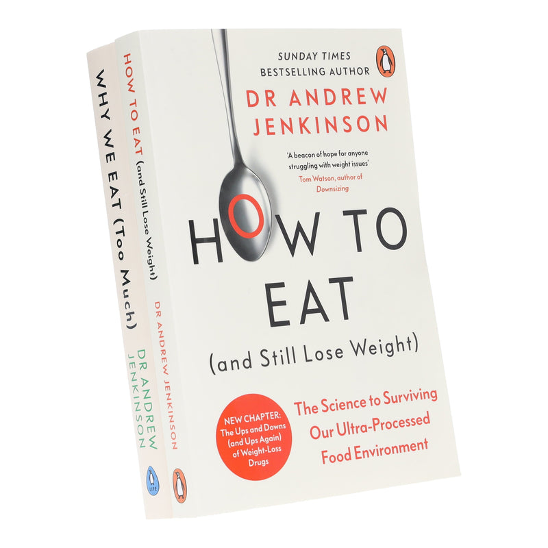 Why We Eat & How To Eat by Dr Andrew Jenkinson 2 Books Collection Set - Non Fiction - Paperback Non-Fiction Penguin Random House