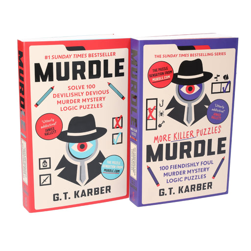 Murdle Puzzle Series By G.T Karber 2 Books Collection Set - Fiction - Paperback Non-Fiction Profile Books Ltd