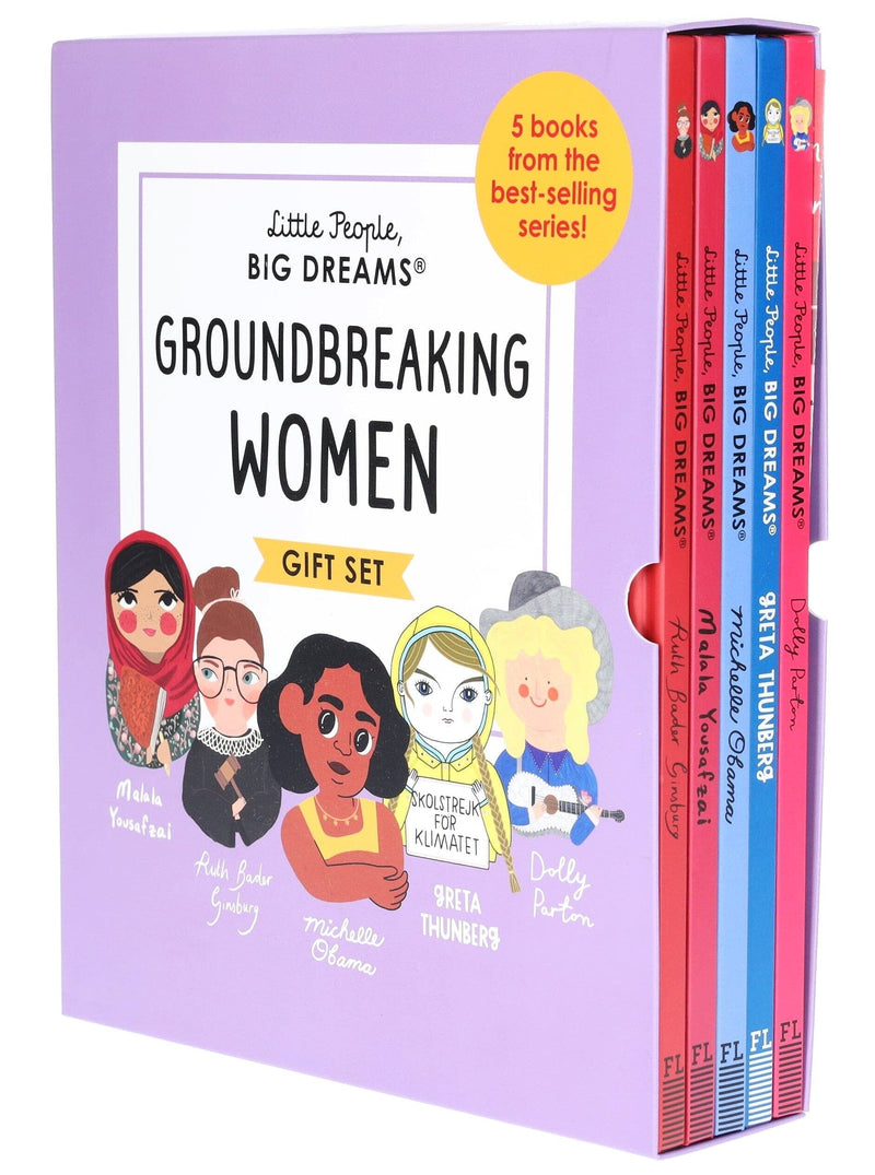 Little People Big Dreams Groundbreaking Women 5 Books Gift Set By Maria Isabel Sanchez Vegara - Ages 7-9 - Hardback 7-9 Frances Lincoln Publishers Ltd