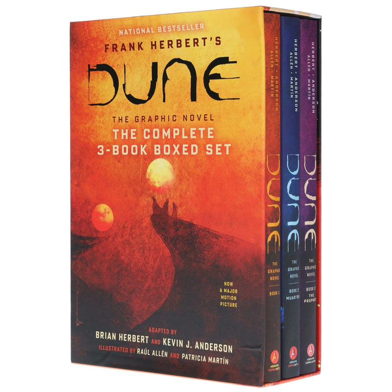Dune: The Graphic Novel Complete 3 Books Boxed Set by Brian Herbert & Kevin J. Anderson - Fiction - Hardback Graphic Novels Abrams