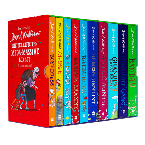 The World of David Walliams - The Terrific Ten! Mega-Massive 10 Books Collection Set - Ages 7-14 - Paperback 9-14 HarperCollins Publishers