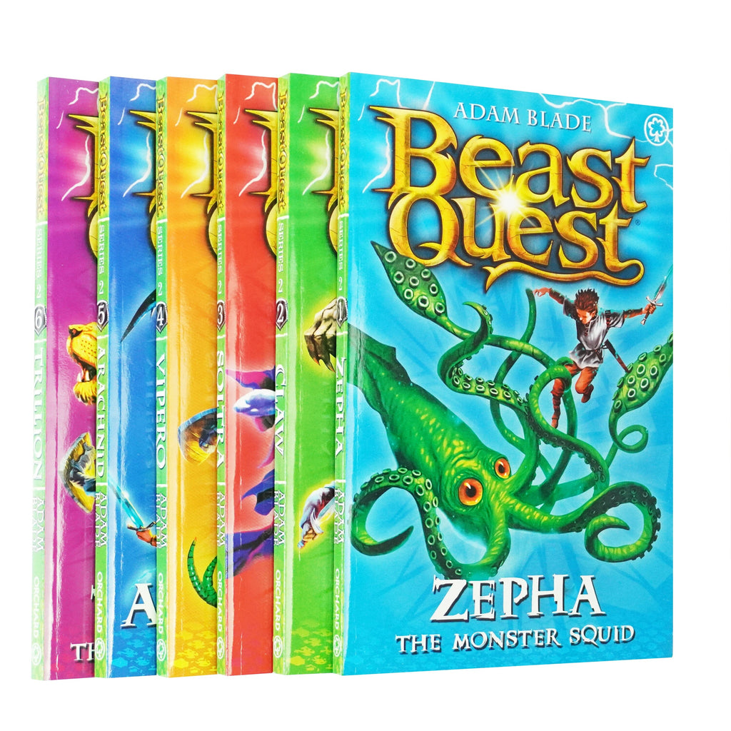 Beast Quest Series 2 Adam Blade 6 Books Ages 7 9 Paperback