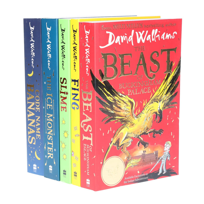 David Walliams Fantastically Funny Tale 5 Books Collection - Ages 7-11 - Paperback 7-9 HarperCollins Publishers