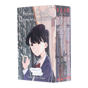Komi Can't Communicate (Volumes 1-4) by Tomohito Oda 4 Books Collection Box Set (Includes Double-Sided Poster)- Manga - Paperback Graphic Novels Viz Media, LLC
